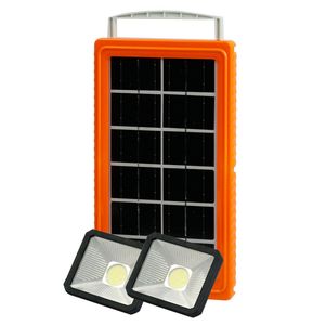 سیستم روشنایی و پاوربانک خورشیدی یی جی مدل  yj 7790 مجموعه سه عددی